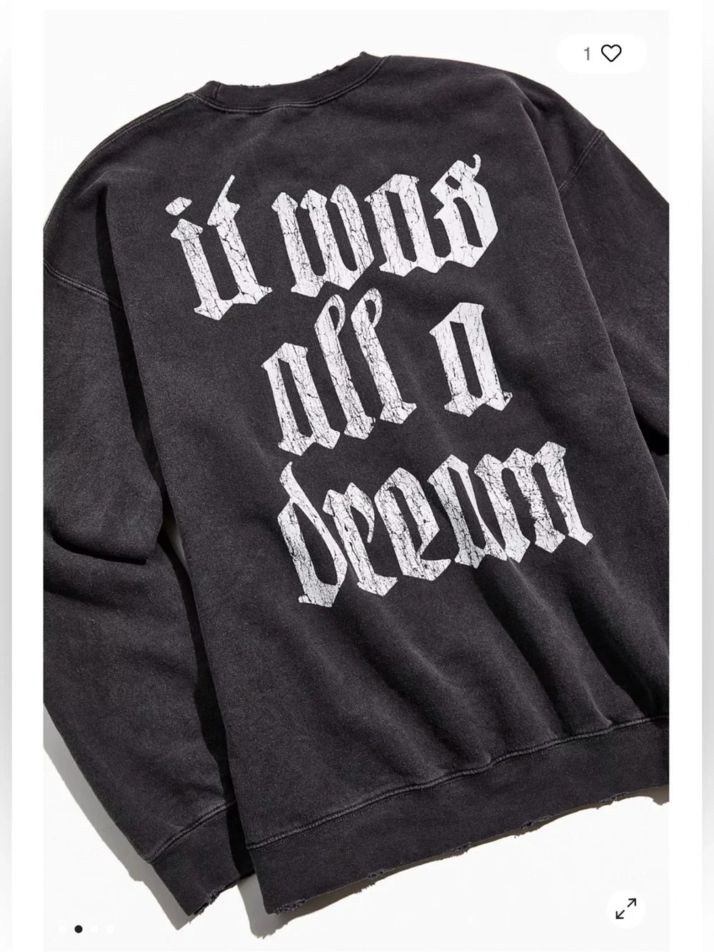 Urban Outfitters Biggie Smalls King of New York Crewneck Sweatshirt M